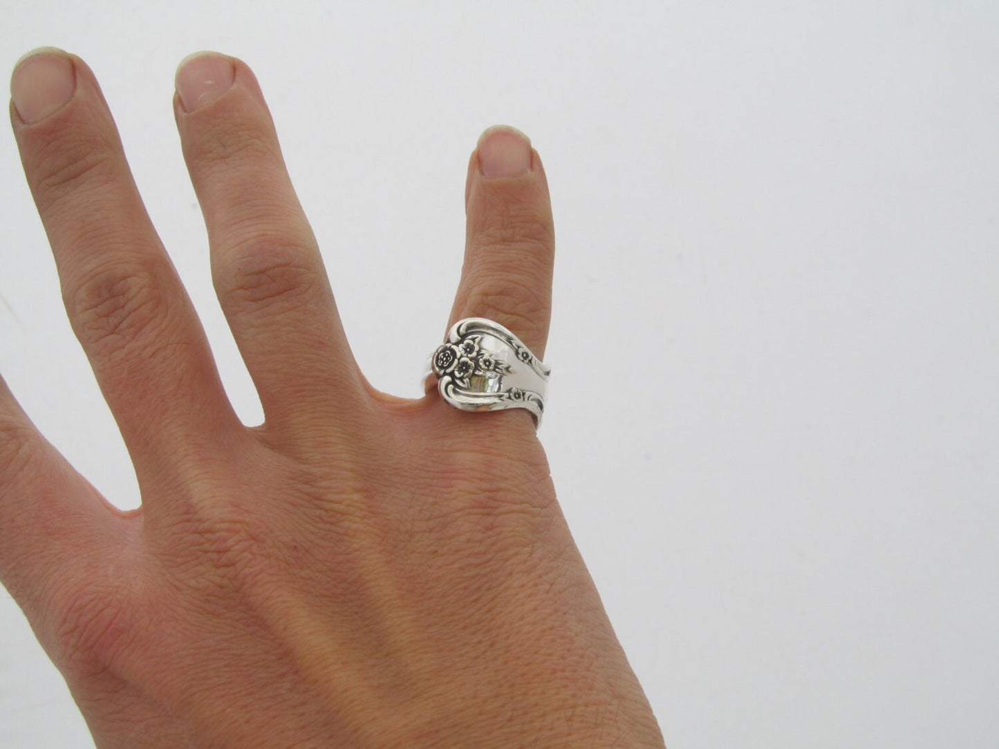 Simple Spoon Ring Inspiration Floral Ring