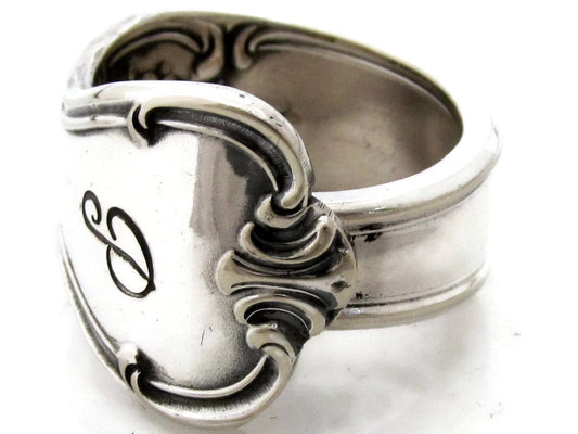 Spoon Ring Signature With P Monogram Size 3 4 5 6 7 8 9 10 11 12 13 14 15