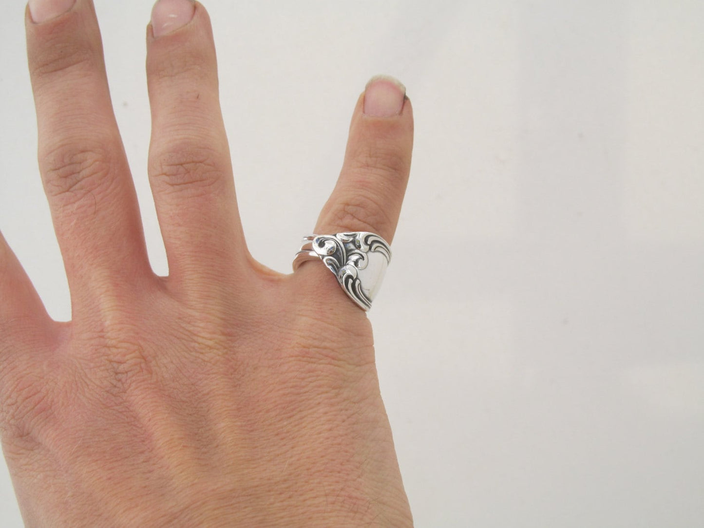 Old South Mens Spoon Ring 1949