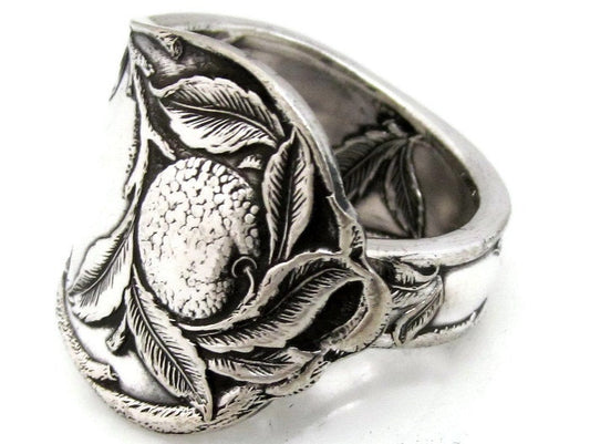 Spoon Ring Silver Sunkist 1910