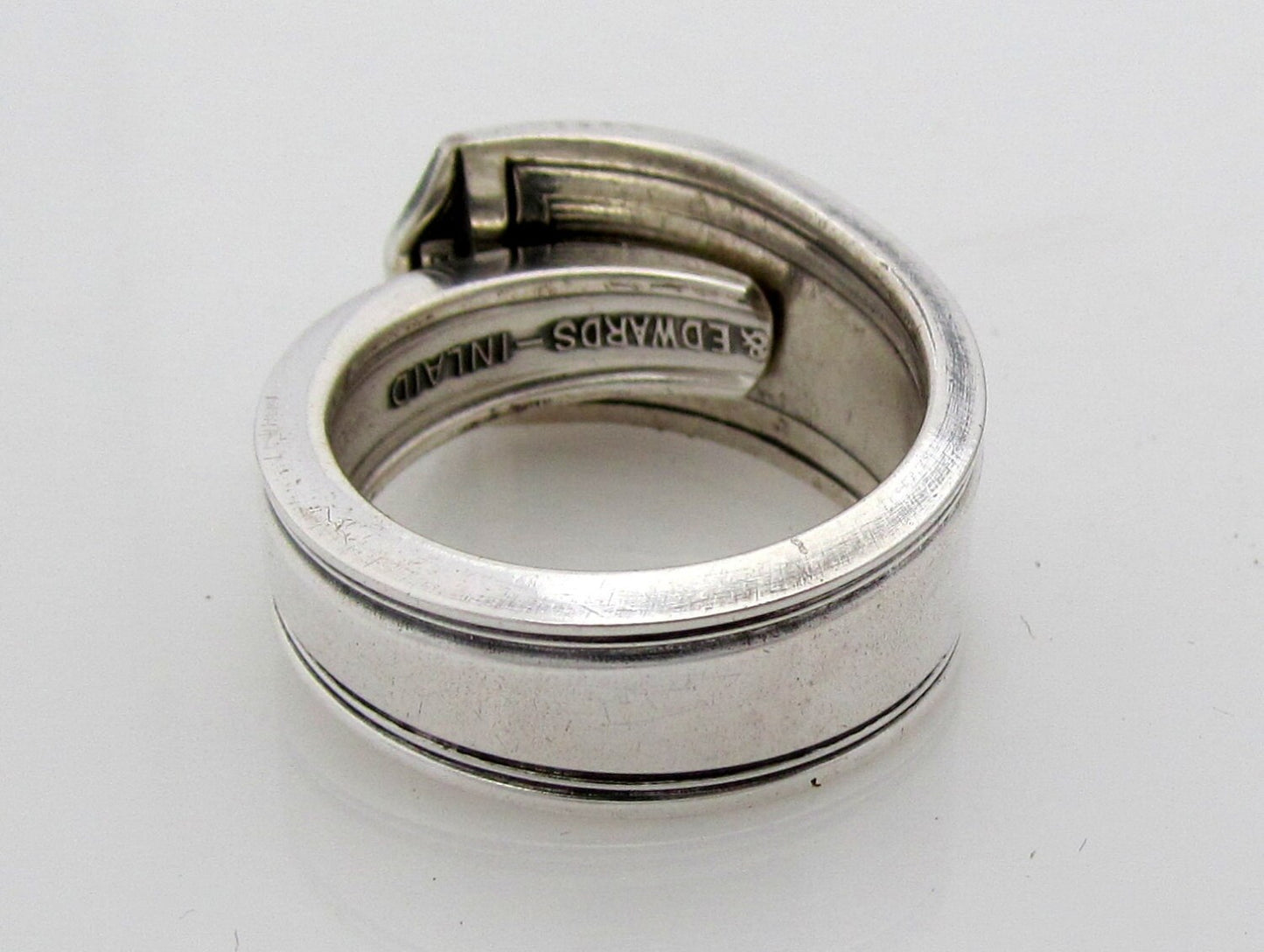 Century Spoon Ring, Mens Jewelry, 1923 Art Deco Ring