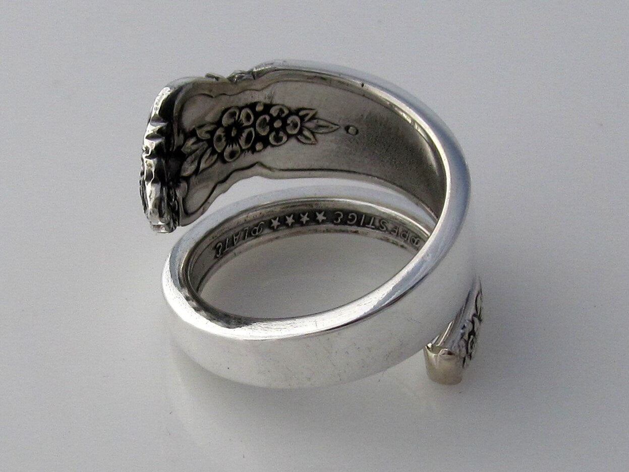 Pierced Spoon Ring Wrapped Distinction