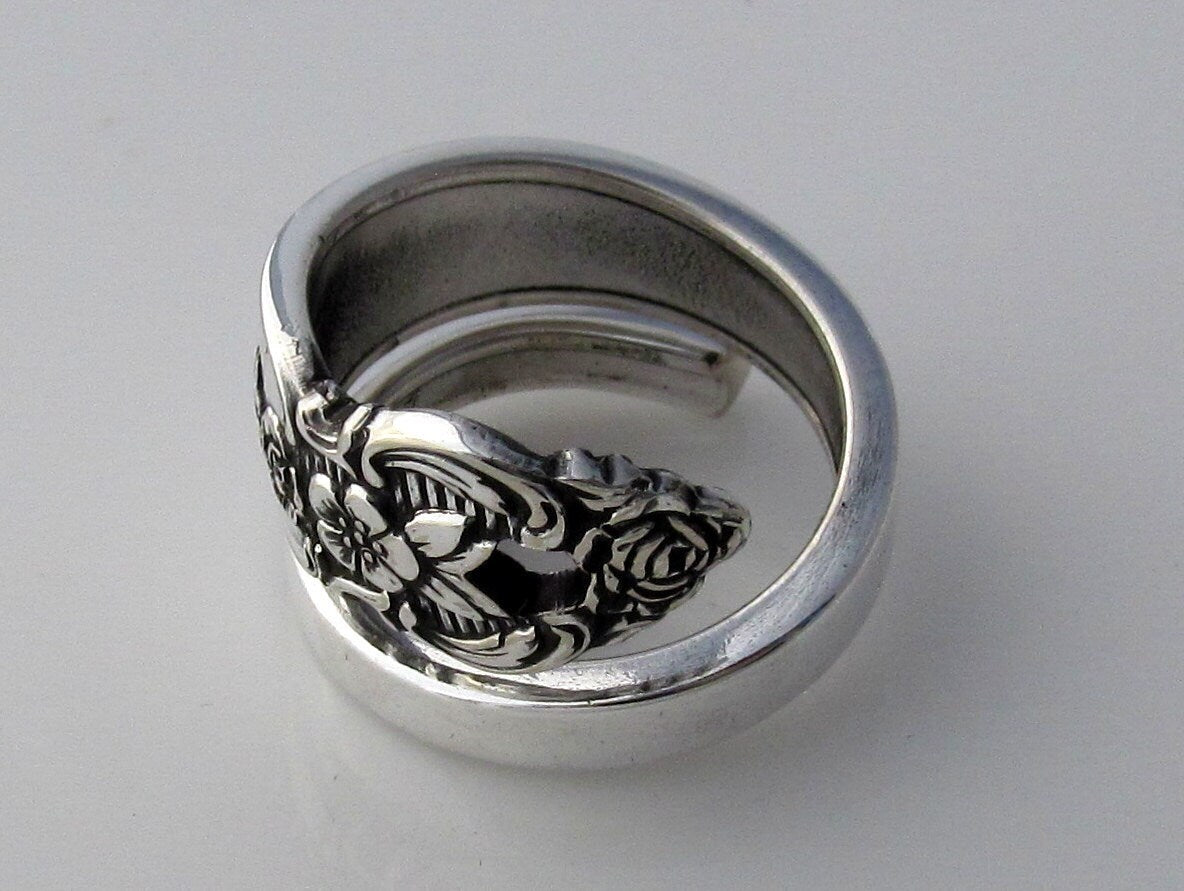 Pierced Spoon Ring Wrapped Distinction