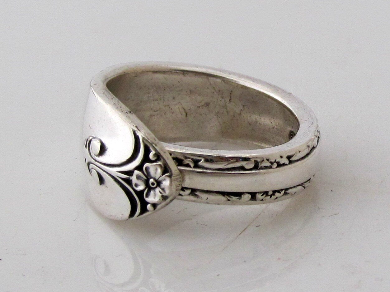 Spoon Ring Exquisite Silver Pattern 1940