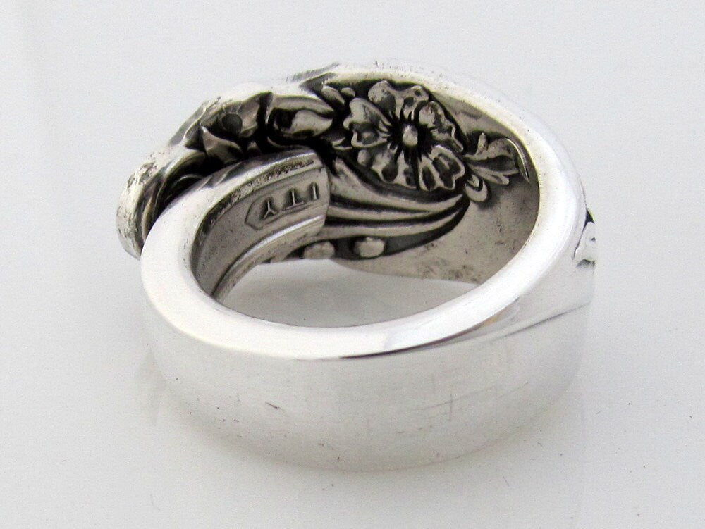 Spoon Ring Evening Star Vintage Silverware