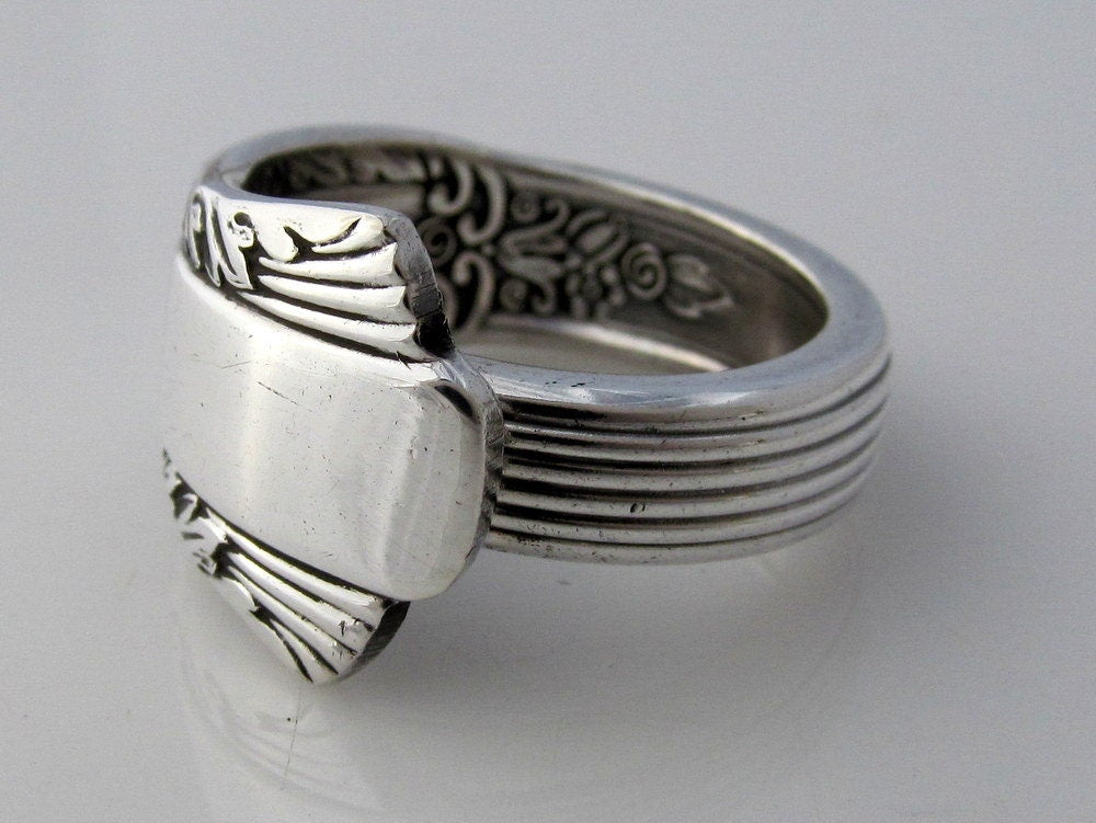 Art Deco Silver Spoon Ring Treasure