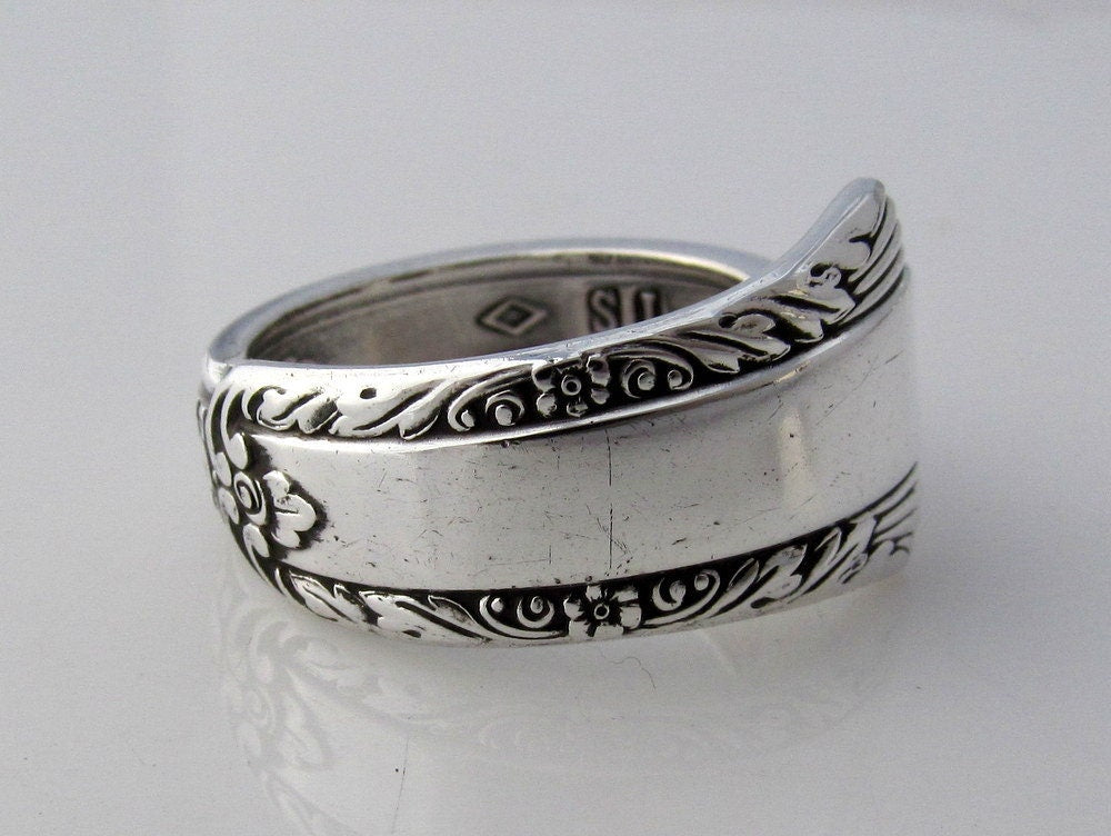 Art Deco Silver Spoon Ring Treasure